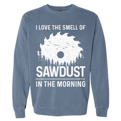 Funny Woodworking For Wo Woodworker Carpenter Carving Garment-Dyed Sweatshirt