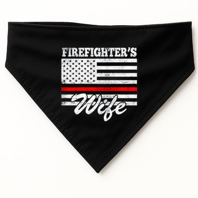 Firefighter's Wife Gift USA-Made Doggie Bandana