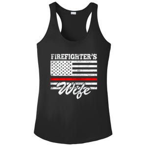 Firefighter's Wife Gift Ladies PosiCharge Competitor Racerback Tank