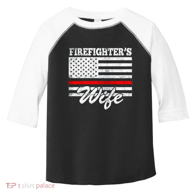 Firefighter's Wife Gift Toddler Fine Jersey T-Shirt