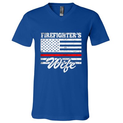 Firefighter's Wife Gift V-Neck T-Shirt