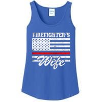 Firefighter's Wife Gift Ladies Essential Tank