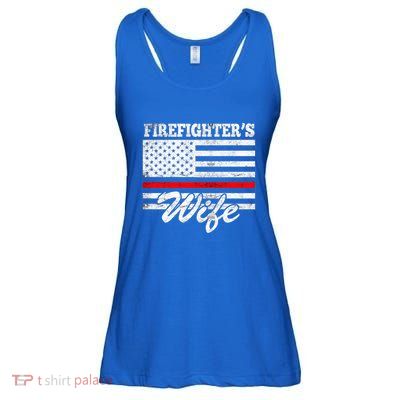 Firefighter's Wife Gift Ladies Essential Flowy Tank
