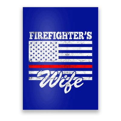 Firefighter's Wife Gift Poster