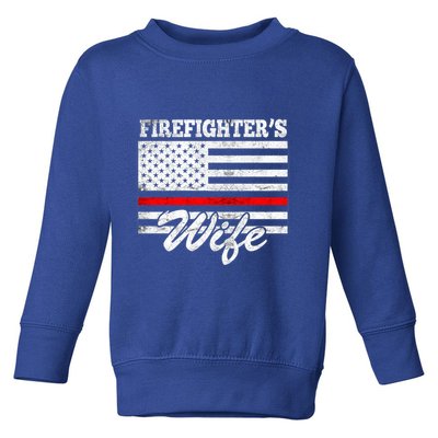 Firefighter's Wife Gift Toddler Sweatshirt