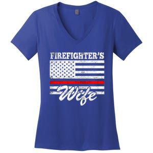 Firefighter's Wife Gift Women's V-Neck T-Shirt