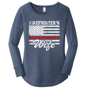 Firefighter's Wife Gift Women's Perfect Tri Tunic Long Sleeve Shirt