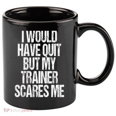 Funny Workout Gym Lifting Trainer Gift Fitness Outfit 11oz C Handle Ceramic Mug