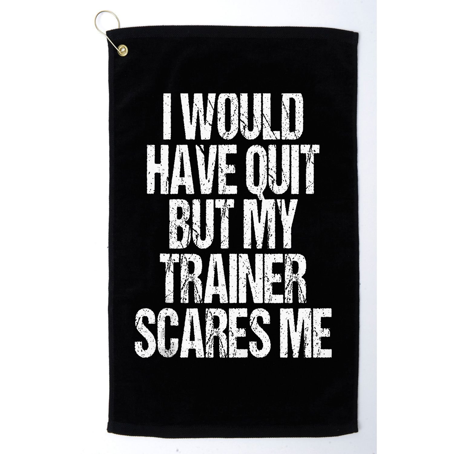 Funny Workout Gym Lifting Trainer Gift Fitness Outfit Golf Towel