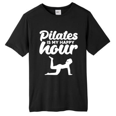 Fitness Workout Gym Yoga Pilates Is My Happy Hour Gift Tall Fusion ChromaSoft Performance T-Shirt