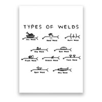 Funny Welding Gifts Ten Types Of Welds Welding Humor Poster