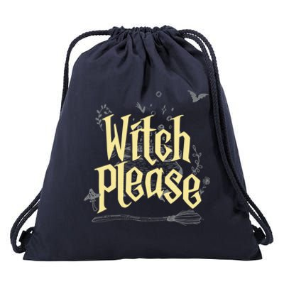 Funny Witchy Gift Witch Please Gift Drawstring Bag