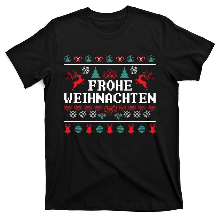 Frohe Weihnachten German Merry Christmas Holidays Germany T-Shirt