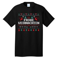 Frohe Weihnachten German Merry Christmas Holidays Germany Tall T-Shirt