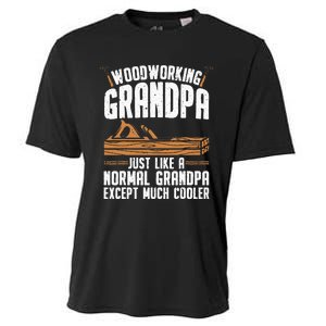 Funny Woodworking Grandpa Dad Cooling Performance Crew T-Shirt