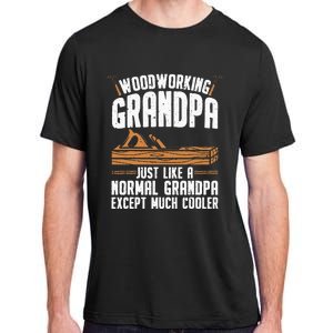 Funny Woodworking Grandpa Dad Adult ChromaSoft Performance T-Shirt