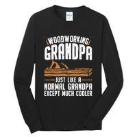 Funny Woodworking Grandpa Dad Tall Long Sleeve T-Shirt