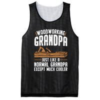 Funny Woodworking Grandpa Dad Mesh Reversible Basketball Jersey Tank