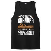 Funny Woodworking Grandpa Dad PosiCharge Competitor Tank