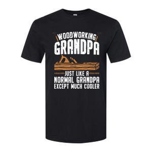 Funny Woodworking Grandpa Dad Softstyle CVC T-Shirt