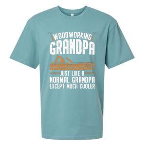 Funny Woodworking Grandpa Dad Sueded Cloud Jersey T-Shirt