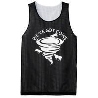 Funny WeVe Got Cows Tornado Storm Chaser Mesh Reversible Basketball Jersey Tank