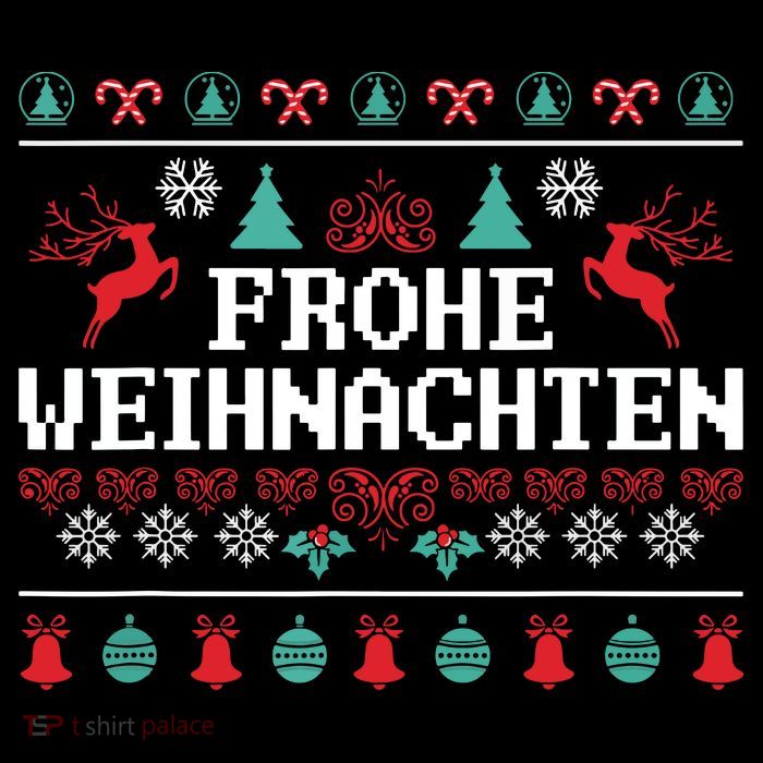Frohe Weihnachten German Merry Christmas Holidays Germany T-Shirt