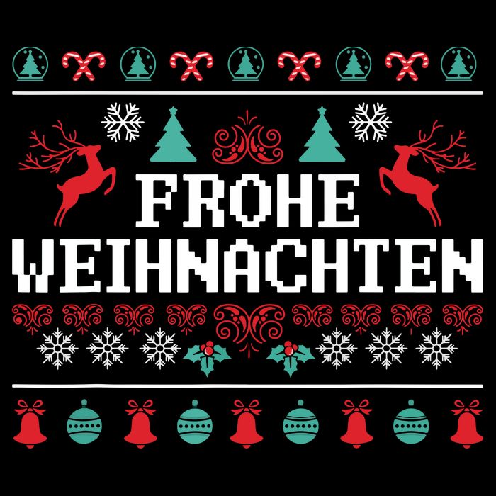 Frohe Weihnachten German Merry Christmas Holidays Germany Polo