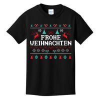 Frohe Weihnachten German Merry Christmas Holidays Germany Kids T-Shirt