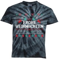 Frohe Weihnachten German Merry Christmas Holidays Germany Kids Tie-Dye T-Shirt