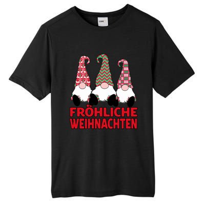 FröHliche Weihnachten Ger Christmas Nordic Gnomes Gift Tall Fusion ChromaSoft Performance T-Shirt