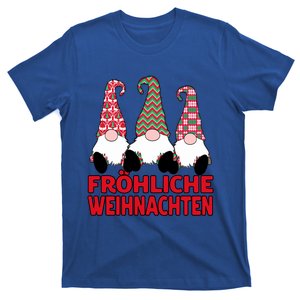 FröHliche Weihnachten Ger Christmas Nordic Gnomes Gift T-Shirt