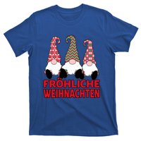 FröHliche Weihnachten Ger Christmas Nordic Gnomes Gift T-Shirt