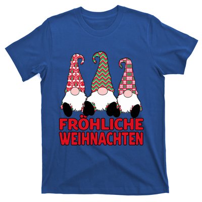 FröHliche Weihnachten Ger Christmas Nordic Gnomes Gift T-Shirt