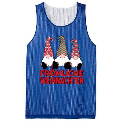 FröHliche Weihnachten Ger Christmas Nordic Gnomes Gift Mesh Reversible Basketball Jersey Tank