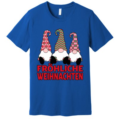 FröHliche Weihnachten Ger Christmas Nordic Gnomes Gift Premium T-Shirt