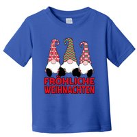 FröHliche Weihnachten Ger Christmas Nordic Gnomes Gift Toddler T-Shirt