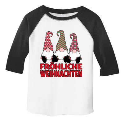 FröHliche Weihnachten Ger Christmas Nordic Gnomes Gift Toddler Fine Jersey T-Shirt