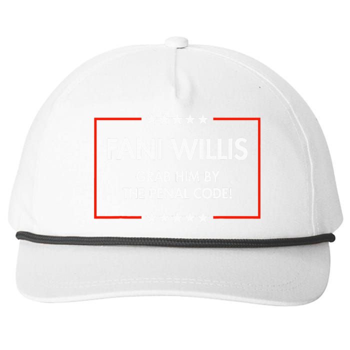 Fani Willis Grab Him By The Penal Code Snapback Five-Panel Rope Hat