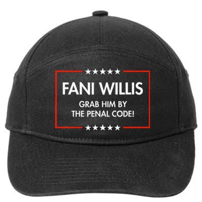 Fani Willis Grab Him By The Penal Code 7-Panel Snapback Hat