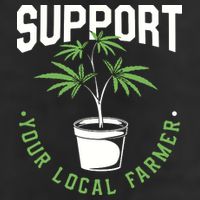 Funny Weed Gift Support Your Local Farmer Local Grower Adult Drive Performance Visor