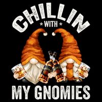 Funny Whiskey Gnome For Whisky Lover Chillin With My Gnomies Gift Impact Tech Backpack