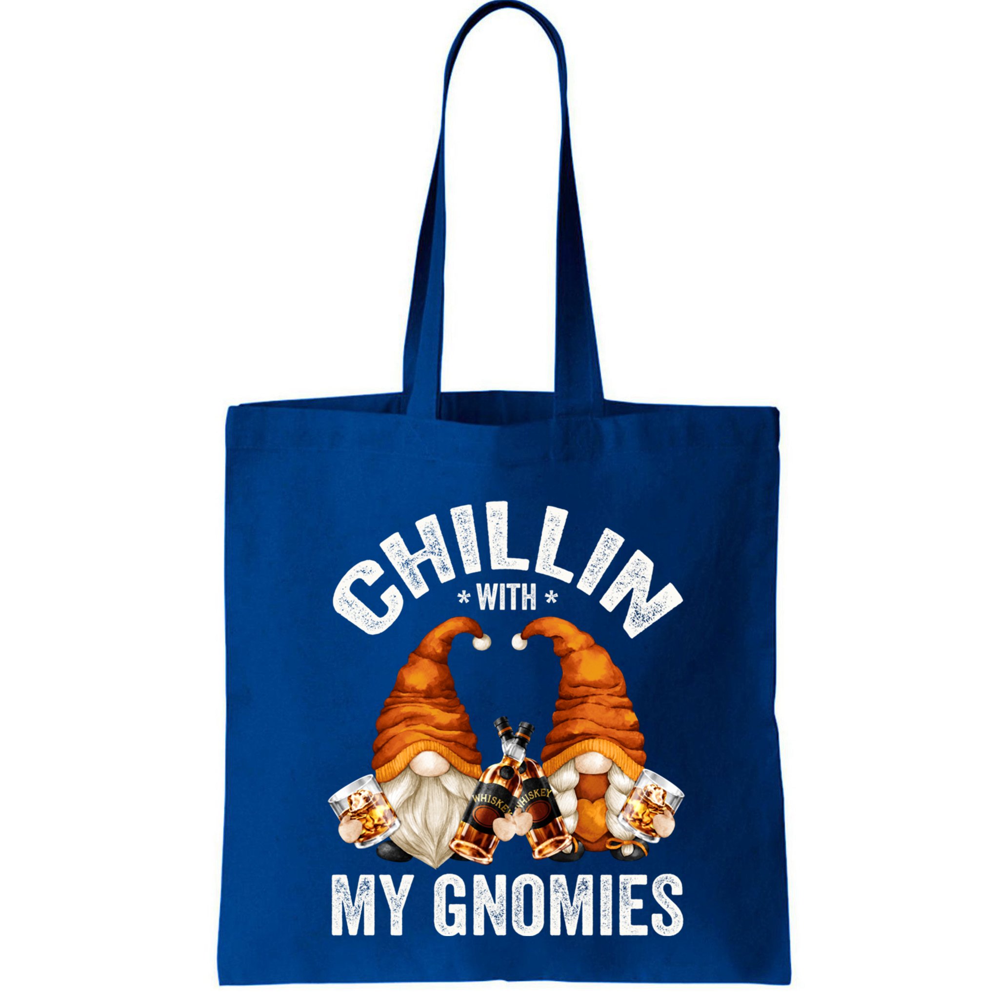 Funny Whiskey Gnome For Whisky Lover Chillin With My Gnomies Gift Bag