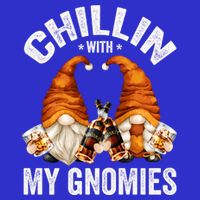 Funny Whiskey Gnome For Whisky Lover Chillin With My Gnomies Gift Zip Tote Bag