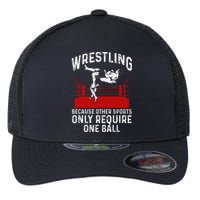 Funny Wrestling Grandma Tshirt Gift Flexfit Unipanel Trucker Cap