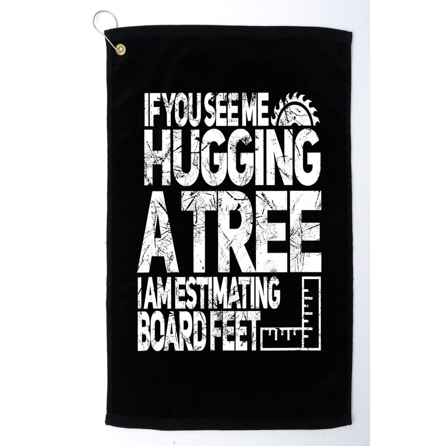 Funny Woodworking Gift For Woodworkers Golf Towel