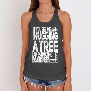 Funny Woodworking Gift For Woodworkers Women's Knotted Racerback Tank