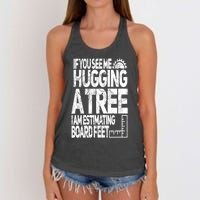 Funny Woodworking Gift For Woodworkers Women's Knotted Racerback Tank