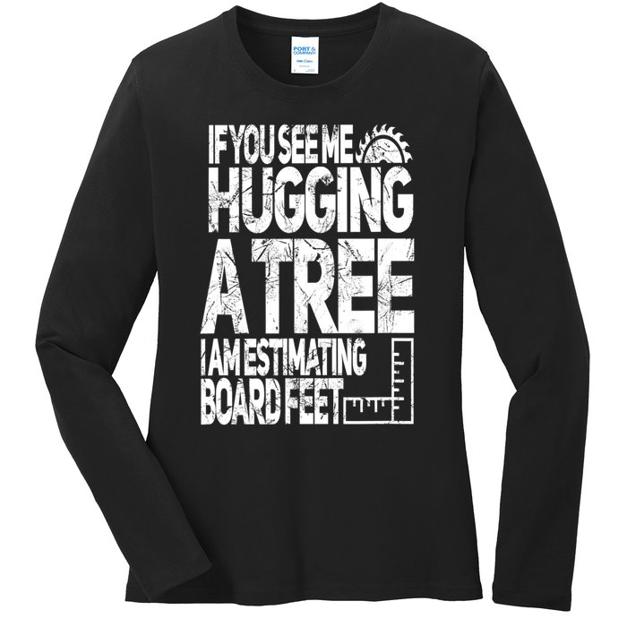 Funny Woodworking Gift For Woodworkers Ladies Long Sleeve Shirt