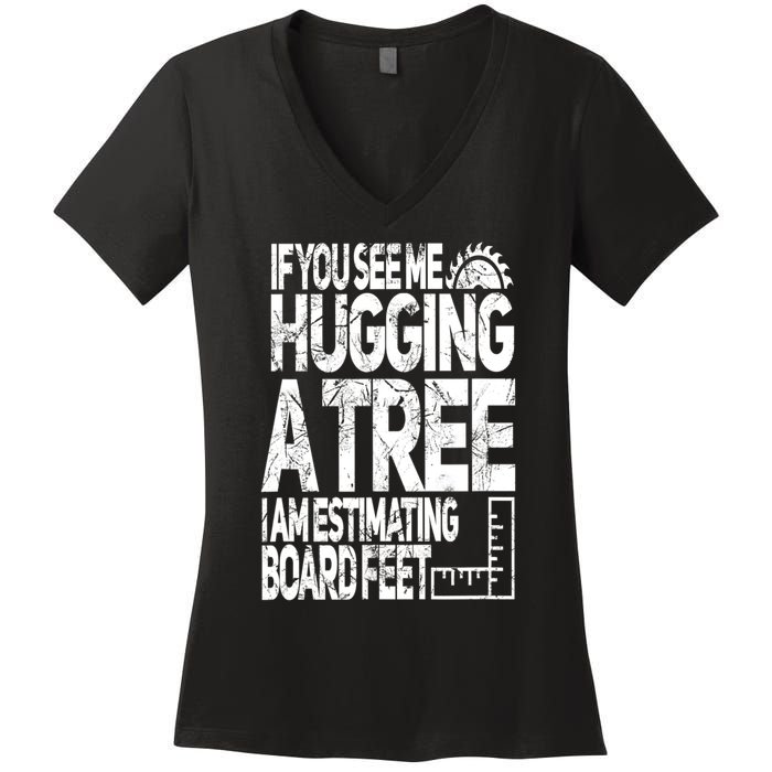 Funny Woodworking Gift For Woodworkers Women's V-Neck T-Shirt